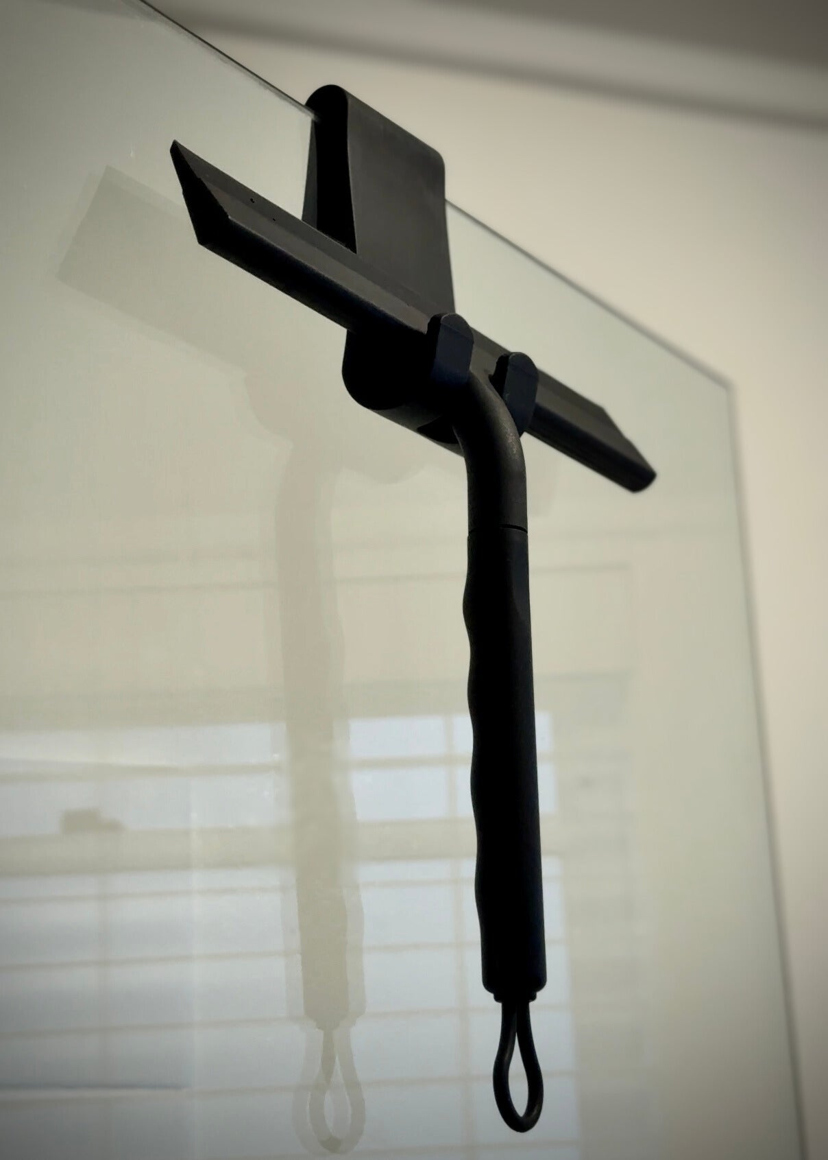 Matte Black Shower Squeegee