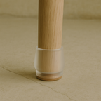 Silicone Chair Leg Caps — Clear