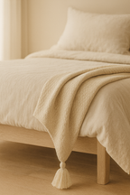 Haven Soft Tassel Throw