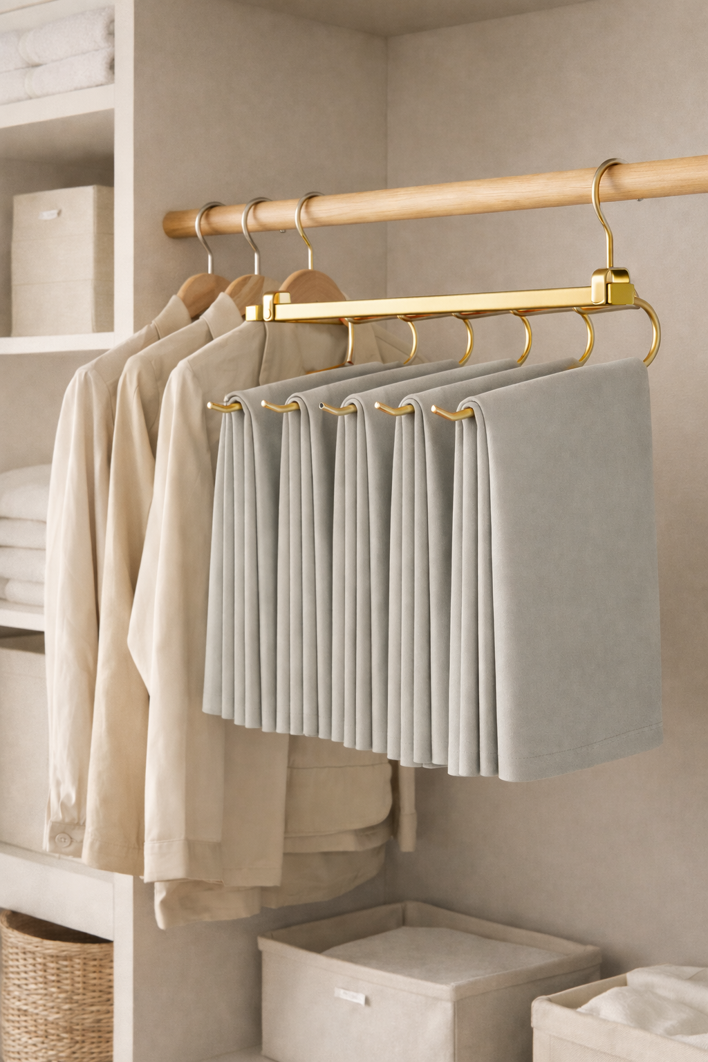 Everyday Pants Hanger — Gold