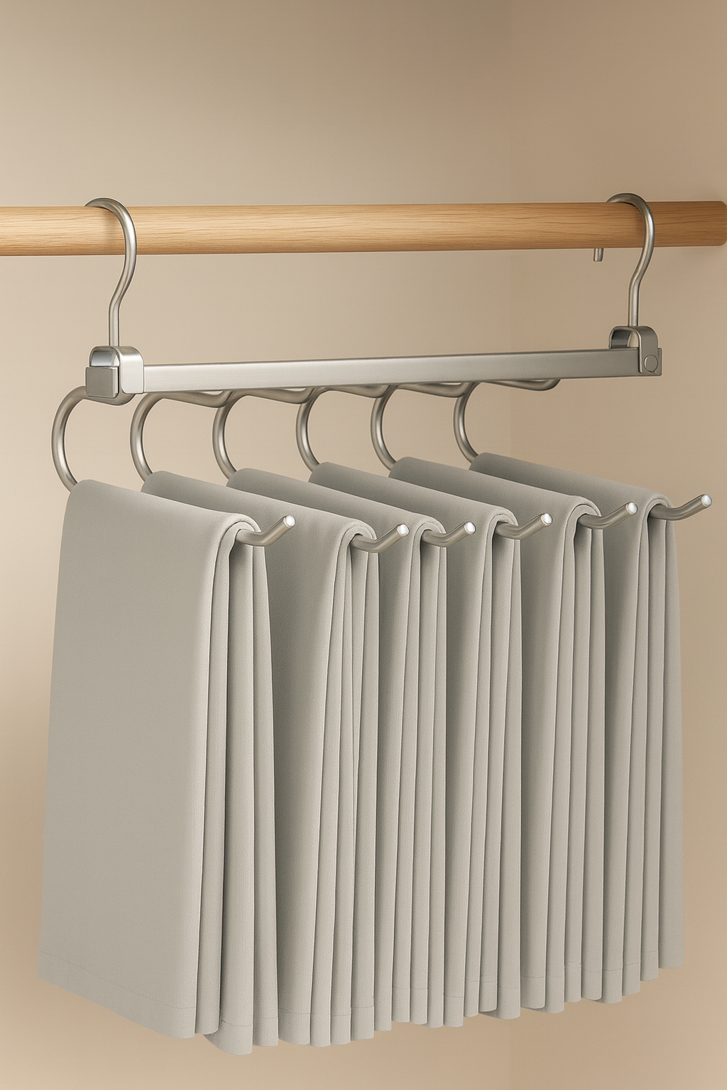 Everyday Pants Hanger — Silver