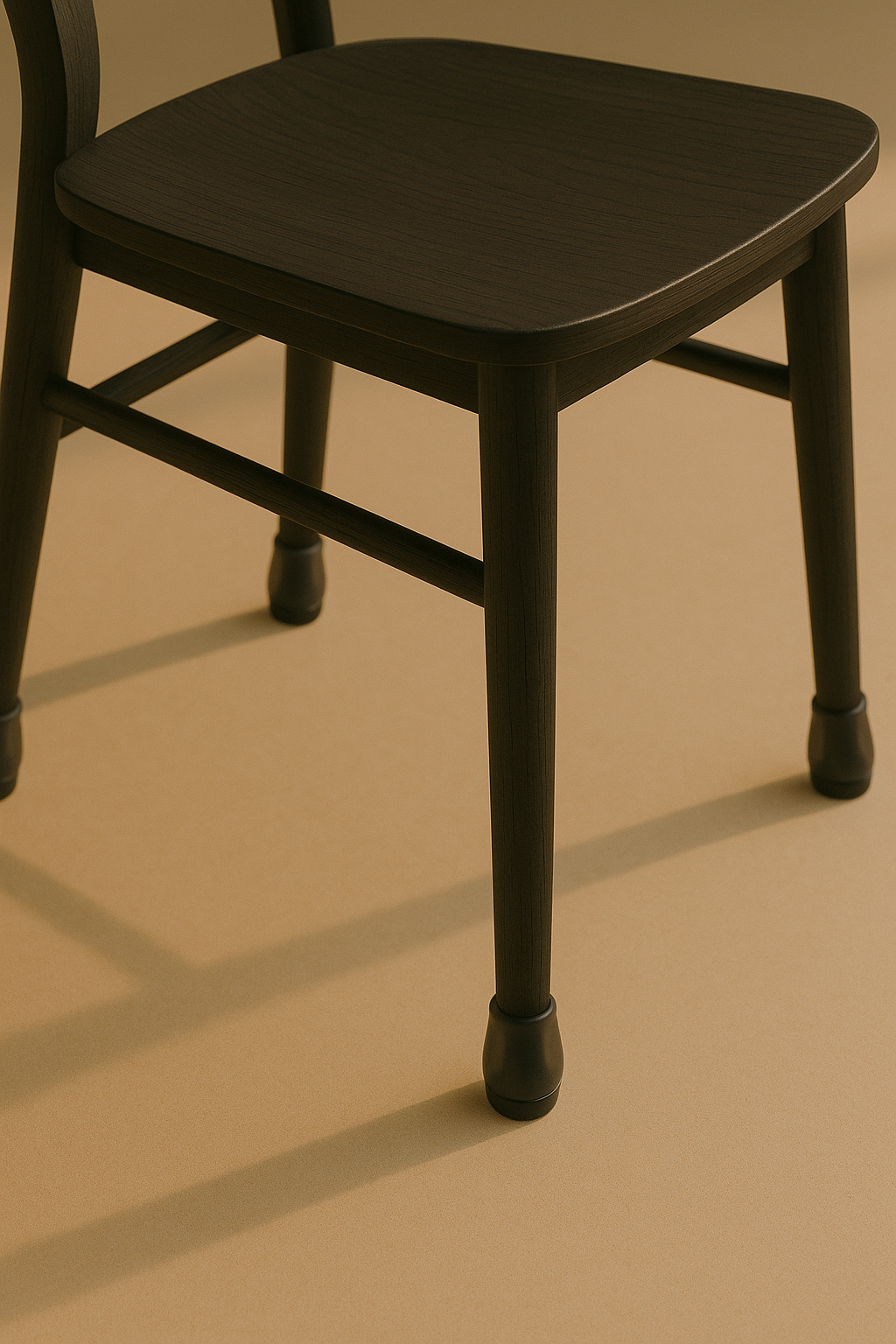 Silicone Chair Leg Covers — Black