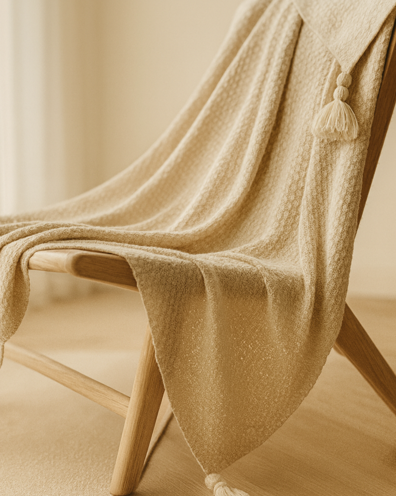 Haven Soft Tassel Throw