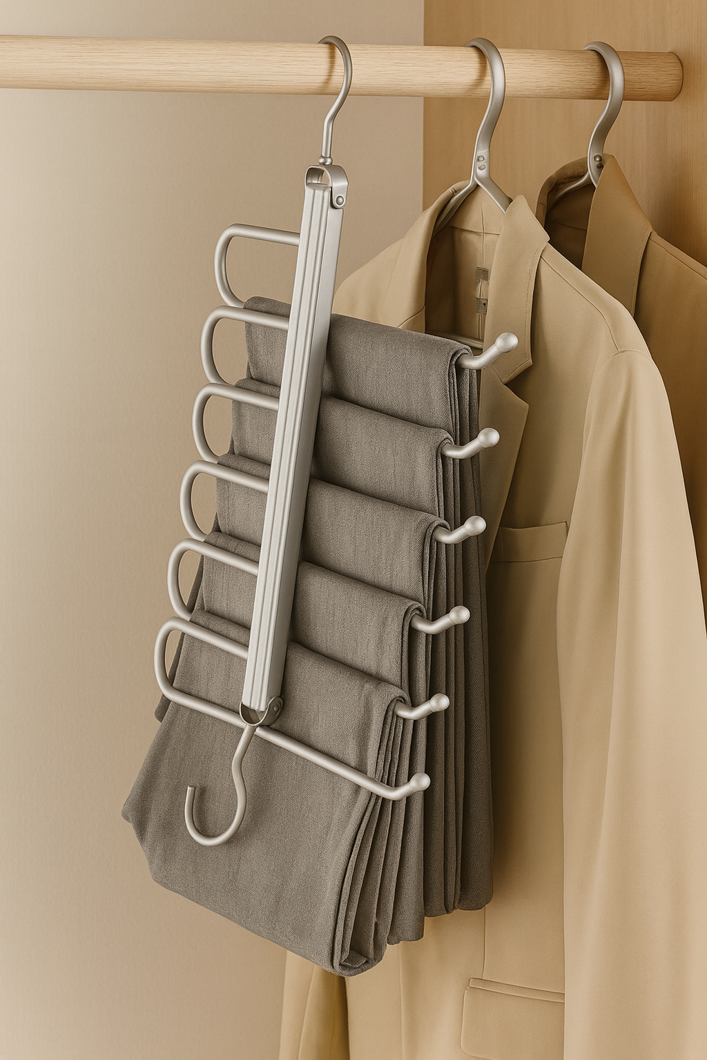 Everyday Pants Hanger — Silver