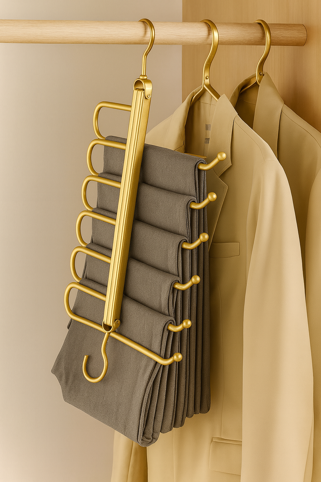 Everyday Pants Hanger — Gold