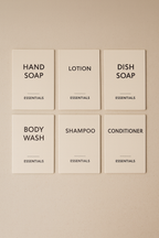 Amber Soap Dispenser Set