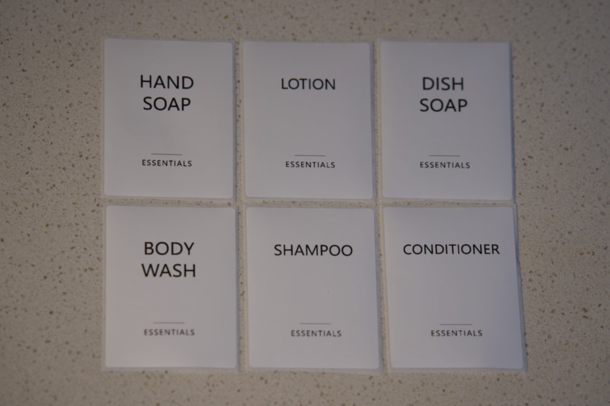 Amber Soap Dispenser Duo