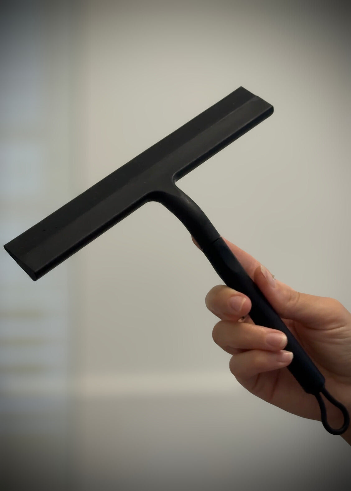 Matte Black Shower Squeegee